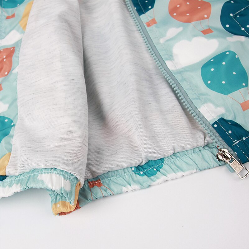 Ρούχα για νήπια 1-7 ετών Ολοκαίνουργιο σχέδιο Παιδικά αγόρια κορίτσια Ανοιξιάτικα παλτό ζεστού αέρα με μπαλόνι με στάμπα με φερμουάρ