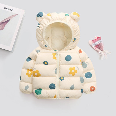 Βρεφικά κοριτσάκια με κουκούλα μπουφάν για παιδιά Cartoon Dinosuar Παλτό Φθινοπωρινό Αγόρια Κινούμενα σχέδια Ζεστό Κορυφή Εξωτερικά ρούχα με φερμουάρ για μωρά JYF