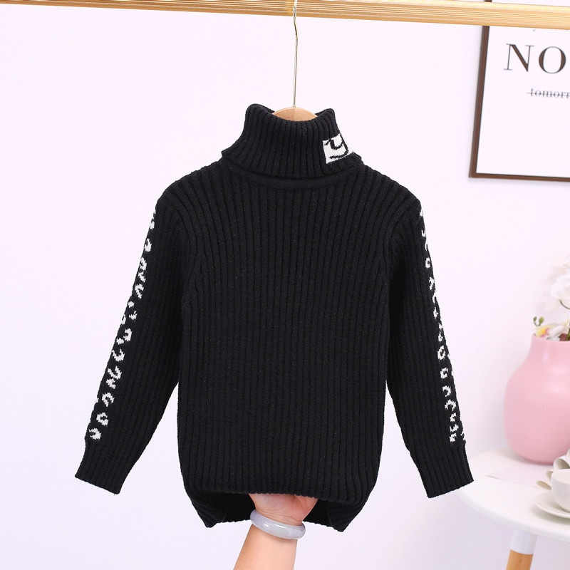 Πουλόβερ για αγόρια Χειμερινά Ρούχα Κοριτσίστικα Λεοπάρ Μόδα Νέα Παιδικά ζιβάγκο Χοντρό Ζεστό Μαλακό Παιδικό Πλέξιμο Κοστούμι