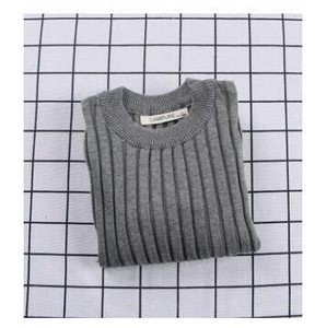 Jauni meiteņu džemperi Solid Candy Color zēnu džemperi Rudens jauns trikotāžas džemperis meiteņu rievotais džemperis Bērnu apģērbs meiteņu džemperis