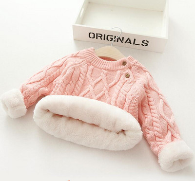 BibiCola Φθινόπωρο Χειμώνας Αγόρια Κοριτσίστικα Πουλόβερ Παιδικά Πουλόβερ Παιδικά Ρούχα Πλεκτή Ζακέτα Χοντρό ζεστό πουλόβερ Πανωφόρι