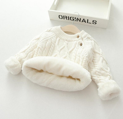 BibiCola Φθινόπωρο Χειμώνας Αγόρια Κοριτσίστικα Πουλόβερ Παιδικά Πουλόβερ Παιδικά Ρούχα Πλεκτή Ζακέτα Χοντρό ζεστό πουλόβερ Πανωφόρι