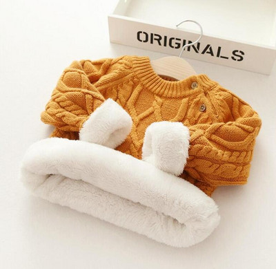 BibiCola Φθινόπωρο Χειμώνας Αγόρια Κοριτσίστικα Πουλόβερ Παιδικά Πουλόβερ Παιδικά Ρούχα Πλεκτή Ζακέτα Χοντρό ζεστό πουλόβερ Πανωφόρι