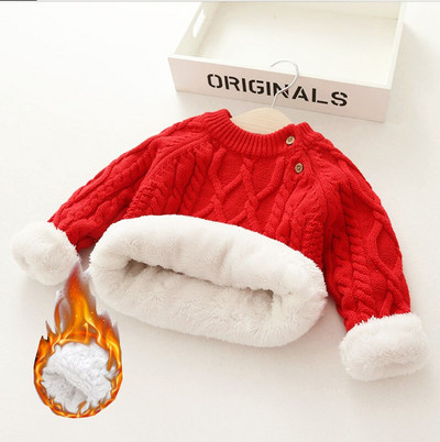 BibiCola Φθινόπωρο Χειμώνας Αγόρια Κοριτσίστικα Πουλόβερ Παιδικά Πουλόβερ Παιδικά Ρούχα Πλεκτή Ζακέτα Χοντρό ζεστό πουλόβερ Πανωφόρι