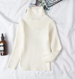 Jesenski puloveri u korejskom stilu 0-5 godina za dječake i djevojčice Zimski topli dječji debeli, mekani pleteni jednobojni pulover dugih rukava