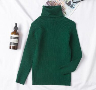 Jesenski puloveri u korejskom stilu 0-5 godina za dječake i djevojčice Zimski topli dječji debeli, mekani pleteni jednobojni pulover dugih rukava