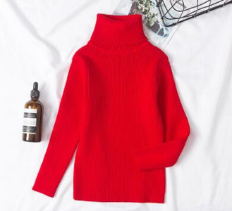 Jesenski puloveri u korejskom stilu 0-5 godina za dječake i djevojčice Zimski topli dječji debeli, mekani pleteni jednobojni pulover dugih rukava