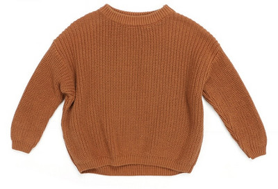 Jesenski puloveri u korejskom stilu 0-5 godina za dječake i djevojčice Zimski topli dječji debeli, mekani pleteni jednobojni pulover dugih rukava