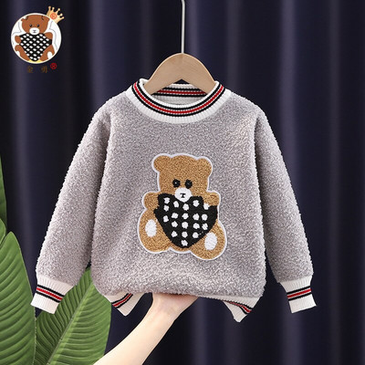 Χειμώνας 2022 Πουλόβερ για αγόρια για κορίτσια Χοντρό πλεκτό πουκάμισο με ζιβάγκο με μασίφ ψηλό γιακά πουλόβερ Παιδικά ρούχα