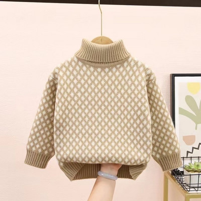 Πουλόβερ για αγόρια Χειμώνα Κοριτσίστικα Ρούχα Παιδικά Πλέκτρια Πουλόβερ ζιβάγκο Παιδικά Μόδα Ρούχα Ζεστή Στολή Παιδικά Ρούχα 8 ετών