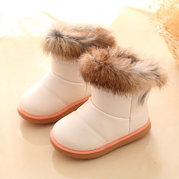 COZULMA Παιδικά ζεστά μποτάκια αγόρια για κορίτσια Χειμερινά μποτάκια χιονιού με γούνα 1-6 ετών Παιδικά μποτάκια χιονιού Παιδικά παπούτσια με μαλακό πάτο