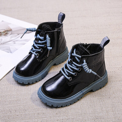 2022. gada jauni ziemas bērnu apavi PU ādas ūdensnecaurlaidīgi potīšu zābaki bērniem, sniega zābaki Zīmols meitenēm, zēniem, gumijas zābaki, modes kedas