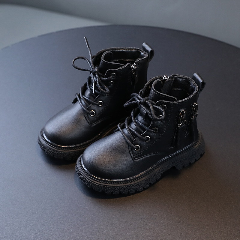 2022. gada pavasara rudens ziemas puszābaki gaiši meiteņu platformas apavi Bordo smilškrāsas melni zēnu īsi zābaki, īpaši mājīgi apavi