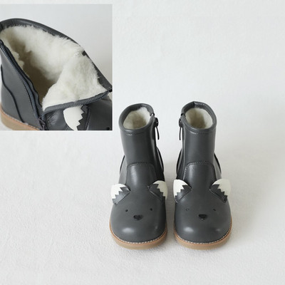 Cartoon Animals Gyerekcsizma nyúl gyerekcipő téli Meleg Plüss Lányok Aranyos tornacipő Fiú alkalmi csizma