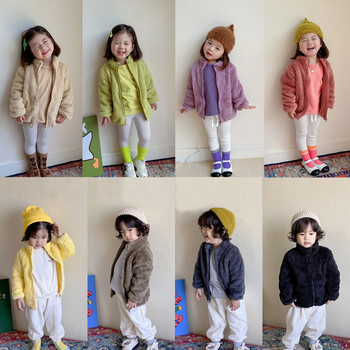 Παιδικά χειμωνιάτικα παλτό 2022 Παιδικά εξωτερικά ενδύματα Αγόρι Ζεστό φλις μπουφάν Βρεφικά μπουφάν για κορίτσια φθινοπωρινά άνοιξη Παιδικά ρούχα