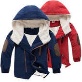 2-10 Χρόνια Winter Plus Fleece Ζεστό Κορίτσια Αγόρια Μπουφάν Βαμβακερό Παλτό με Χοντή Κουκούλα για Αγόρια Παιδιά Αντέχουν στα Έξω Ενδύματα Σοβαρού Κρύου