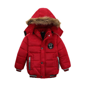 1 2 3 4 5 6 χρονών Αγόρια μπουφάν Χειμερινό βαρύ κουκούλα Παιδικό παλτό αντιανεμικό που διατηρείται ζεστό Αντισταθείτε στο σοβαρό κρύο Παιδικά εξωτερικά ενδύματα