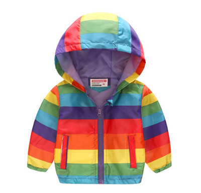 Ανοιξιάτικα παιδικά μπουφάν 2021 για αγόρια με κουκούλα Παιδικά αγόρια πανωφόρια αντιανεμικά φθινοπωρινά casual παιδικά παλτό Ρούχα 2-6Y