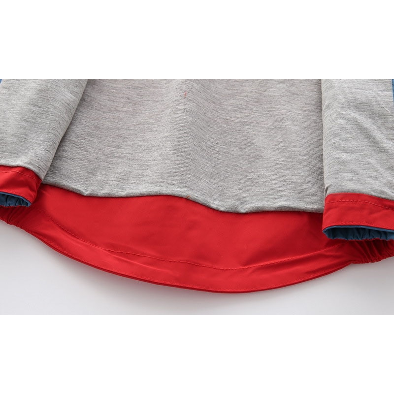 Ανοιξιάτικα παιδικά μπουφάν 2021 για αγόρια με κουκούλα Παιδικά αγόρια πανωφόρια αντιανεμικά φθινοπωρινά casual παιδικά παλτό Ρούχα 2-6Y