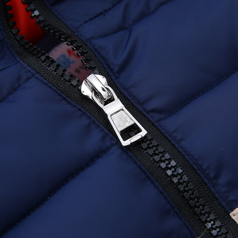 4-8 gadus veca ziemas bieza, silta zēnu jaka ar rāvējslēdzēju modes svītraina virsdrēbes bērniem bērniem dzimšanas dienas dāvana