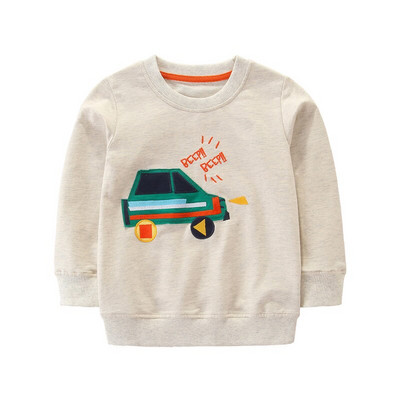 Jumping Meters Dukserice za dječake Za jesen Zima Sport Dječja pamučna odjeća Popularno prodavane majice za malu djecu Modni top s printom crtića