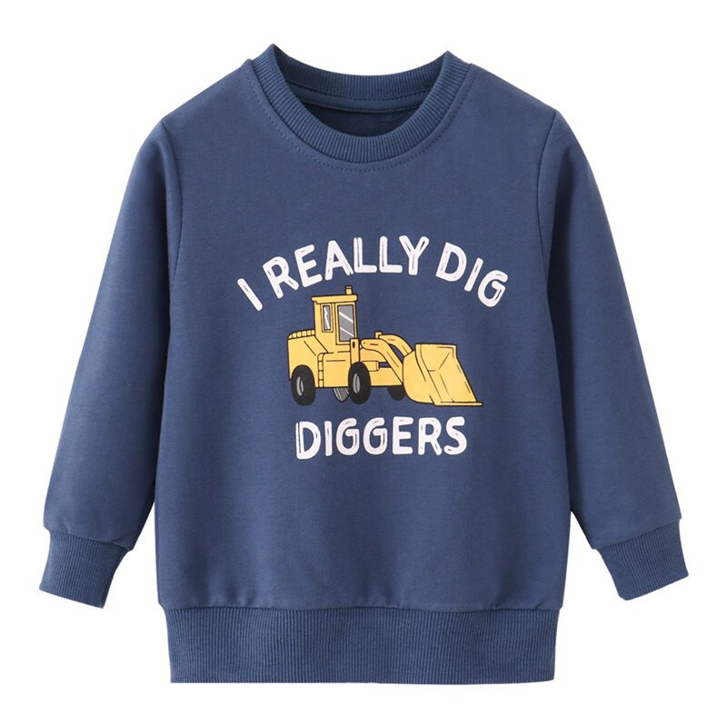 Jumping Meters Dukserice za dječake Za jesen Zima Sport Dječja pamučna odjeća Popularno prodavane majice za malu djecu Modni top s printom crtića