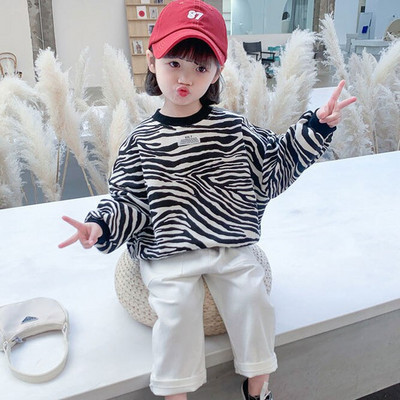 Zēnu džemperis, 2022. gada pavasara rudens, jauns drukāts ciparu un burtu džemperis Bērnu džemperis Skaisti topi