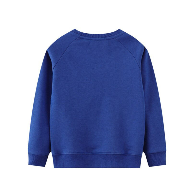 Lēcamie metri ar garām piedurknēm zēnu krekli ar kapuci ziemai rudens bērniem kokvilnas apģērbi modes karikatūra ekskavatori sporta džemperi