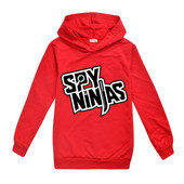 SPY NINJAS Boys Hoodies Tees Cotton Boys Ανοιξιάτικα πουκάμισα για έφηβες Anime Cosplay Pink Shirt Little Kids Hooded Top