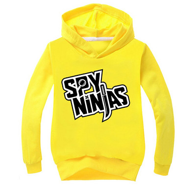 SPY NINJAS Boys Hoodies Tees Cotton Boys Ανοιξιάτικα πουκάμισα για έφηβες Anime Cosplay Pink Shirt Little Kids Hooded Top