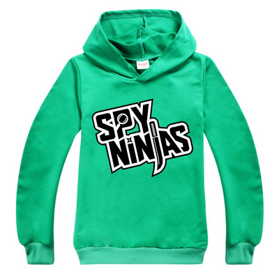 SPY NINJAS Boys Hoodies Tees Cotton Boys Ανοιξιάτικα πουκάμισα για έφηβες Anime Cosplay Pink Shirt Little Kids Hooded Top