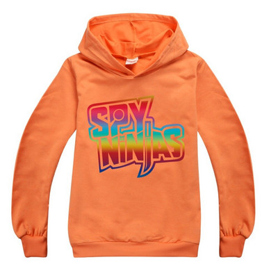 SPY NINJAS Boys Hoodies Tees Cotton Boys Ανοιξιάτικα πουκάμισα για έφηβες Anime Cosplay Pink Shirt Little Kids Hooded Top