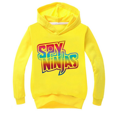 SPY NINJAS Boys Hoodies Tees Cotton Boys Ανοιξιάτικα πουκάμισα για έφηβες Anime Cosplay Pink Shirt Little Kids Hooded Top