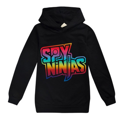 SPY NINJAS Boys Hoodies Tees Cotton Boys Ανοιξιάτικα πουκάμισα για έφηβες Anime Cosplay Pink Shirt Little Kids Hooded Top