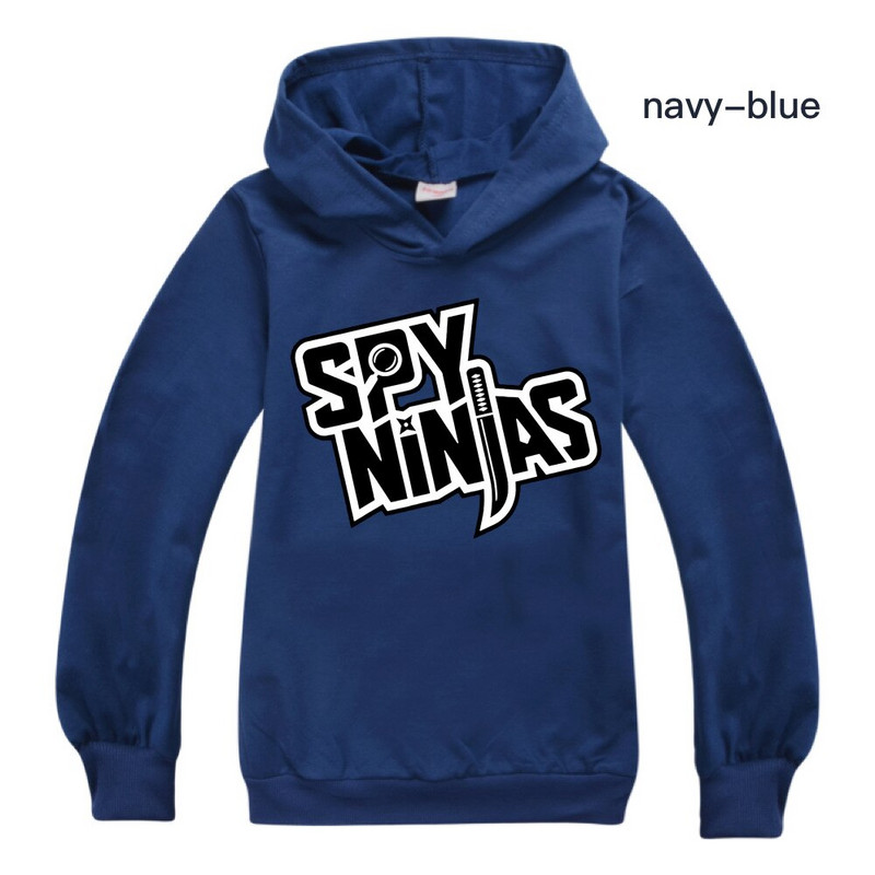 SPY NINJAS Boys Hoodies Tees Cotton Boys Ανοιξιάτικα πουκάμισα για έφηβες Anime Cosplay Pink Shirt Little Kids Hooded Top
