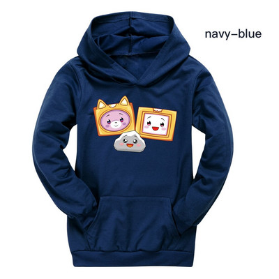 2021. gada zēnu krekls ar kapuci ar garām piedurknēm LANKYBOX 3D Print Hoodie Bērnu Ziemassvētku krekls Meiteņu krekliņš T-krekls