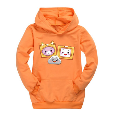 2021. gada zēnu krekls ar kapuci ar garām piedurknēm LANKYBOX 3D Print Hoodie Bērnu Ziemassvētku krekls Meiteņu krekliņš T-krekls