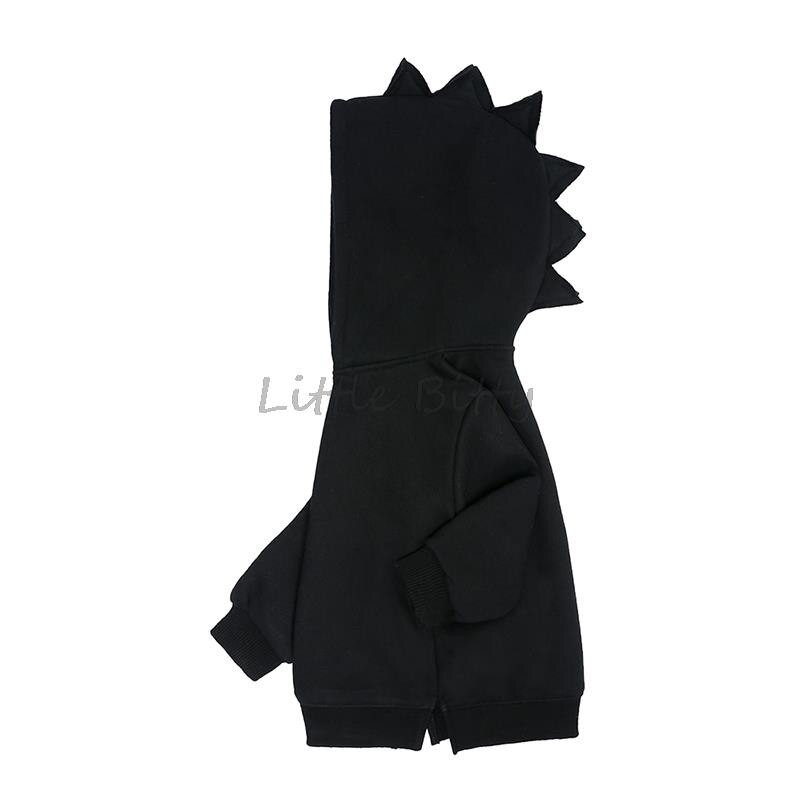 Dinozauru džemperi zēniem un meitenēm Masīvas kokvilnas bērnu kapuces Pusaudžu džemperis 2 līdz 16 gadiem liels sporta krekls