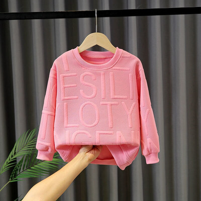 2022 m. Vaikiški drabužiai berniukams Megztiniai paaugliams pavasario ruduo ilgomis rankovėmis O formos iškirpte Mieli gobtuvai Dizaineriniai paltai berniukų drabužiai nuo 4 iki 12 m.