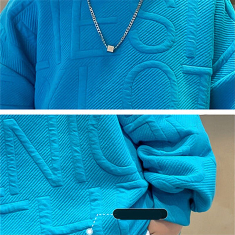 2022 m. Vaikiški drabužiai berniukams Megztiniai paaugliams pavasario ruduo ilgomis rankovėmis O formos iškirpte Mieli gobtuvai Dizaineriniai paltai berniukų drabužiai nuo 4 iki 12 m.