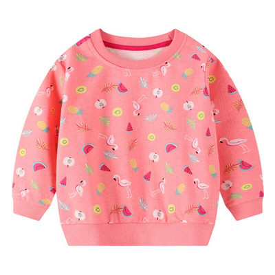 Lēcieni Metri Zēniem Garām piedurknēm Haizivs Izšuvums Raksts Džemperi Bērnu Apģērbs Rudens Virsdrēbes Zils Apģērbs 2–7 gadi