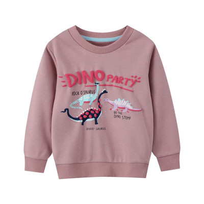 Lēcieni Metri Zēniem Garām piedurknēm Haizivs Izšuvums Raksts Džemperi Bērnu Apģērbs Rudens Virsdrēbes Zils Apģērbs 2–7 gadi