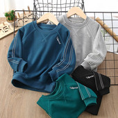 2021 Άνοιξη Φθινόπωρο 3 4 5 6 7 8 9 10 11 12 Χρόνια Μακρυμάνικο Πουλόβερ Όμορφο Βαμβακερό Φούτερ με μανίκια Raglan για Παιδιά Αγοράκι