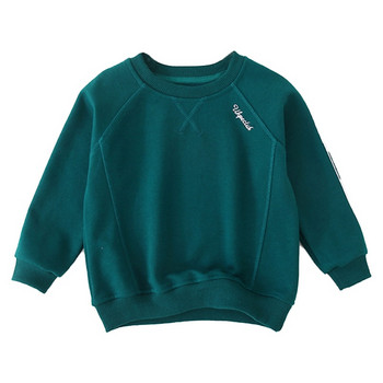 2021 Пролет Есен 3 4 5 6 7 8 9 10 11 12 годишен пуловер с дълъг ръкав Красив памучен суичър с реглан ръкав за деца Бебе момче