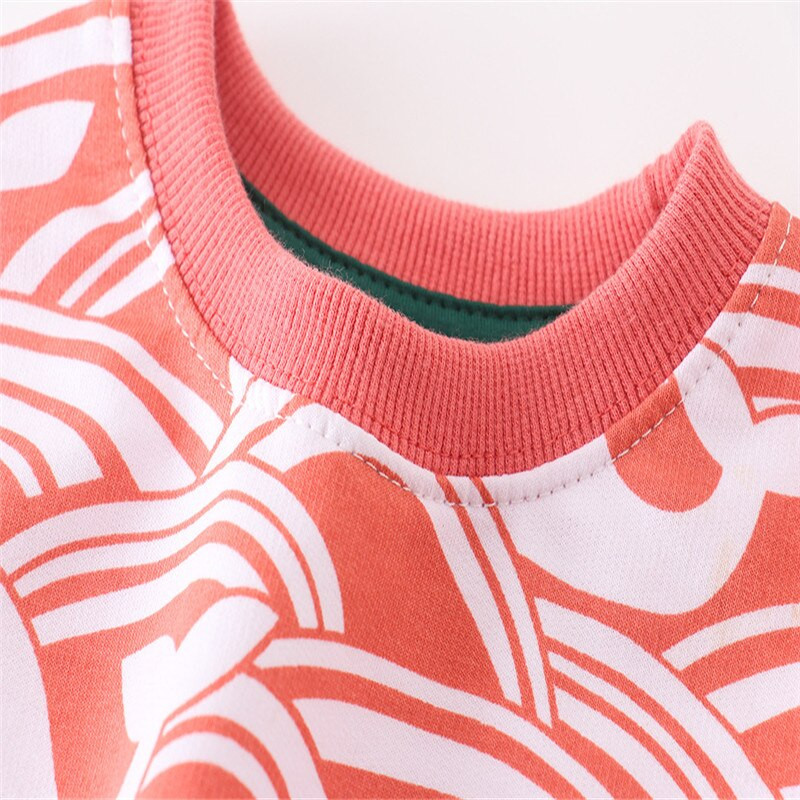 Jumping Meters Hot Selling Αγόρια Κοριτσίστικα Φούτερ για Φθινοπωρινή Άνοιξη Φάλαινα στάμπα Βαμβακερά μπλουζάκια παιδικά πουλόβερ Παιδικά αθλητικά πουκάμισα