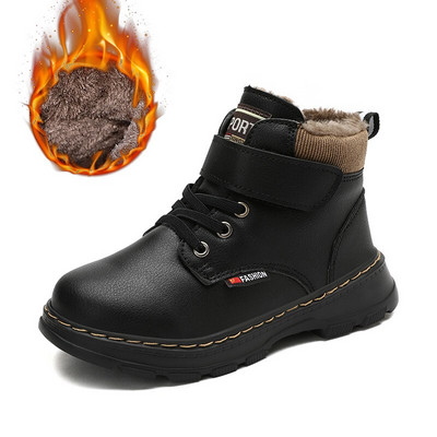 XZVZ Bērnu zābaki Ūdensnecaurlaidīga augšdaļa Bērnu zābaki Neslīdoši nodilumizturīgi Gumijas zole Zēnu Apavi Ikdienas bērnu apavi