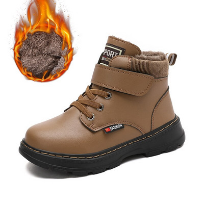 XZVZ Bērnu zābaki Ūdensnecaurlaidīga augšdaļa Bērnu zābaki Neslīdoši nodilumizturīgi Gumijas zole Zēnu Apavi Ikdienas bērnu apavi