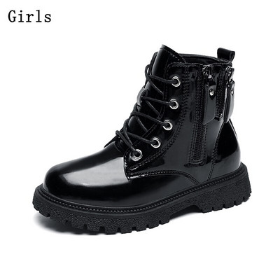 XZVZ Bērnu zābaki Ūdensnecaurlaidīga augšdaļa Bērnu zābaki Neslīdoši nodilumizturīgi Gumijas zole Zēnu Apavi Ikdienas bērnu apavi