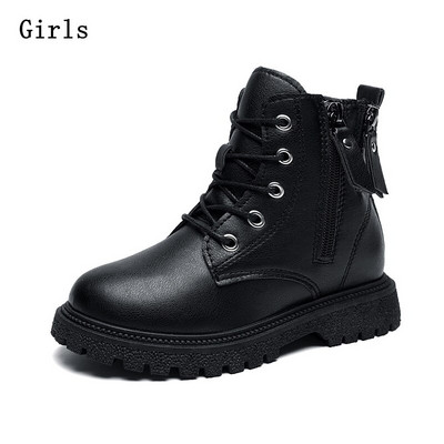 XZVZ Bērnu zābaki Ūdensnecaurlaidīga augšdaļa Bērnu zābaki Neslīdoši nodilumizturīgi Gumijas zole Zēnu Apavi Ikdienas bērnu apavi