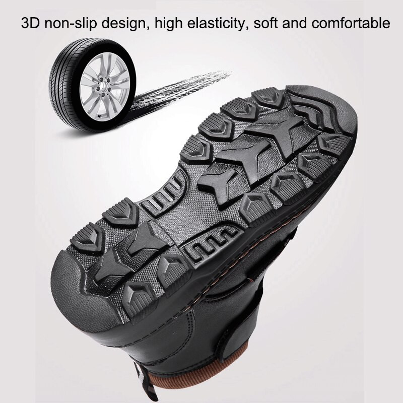 XZVZ Bērnu zābaki Ūdensnecaurlaidīga augšdaļa Bērnu zābaki Neslīdoši nodilumizturīgi Gumijas zole Zēnu Apavi Ikdienas bērnu apavi